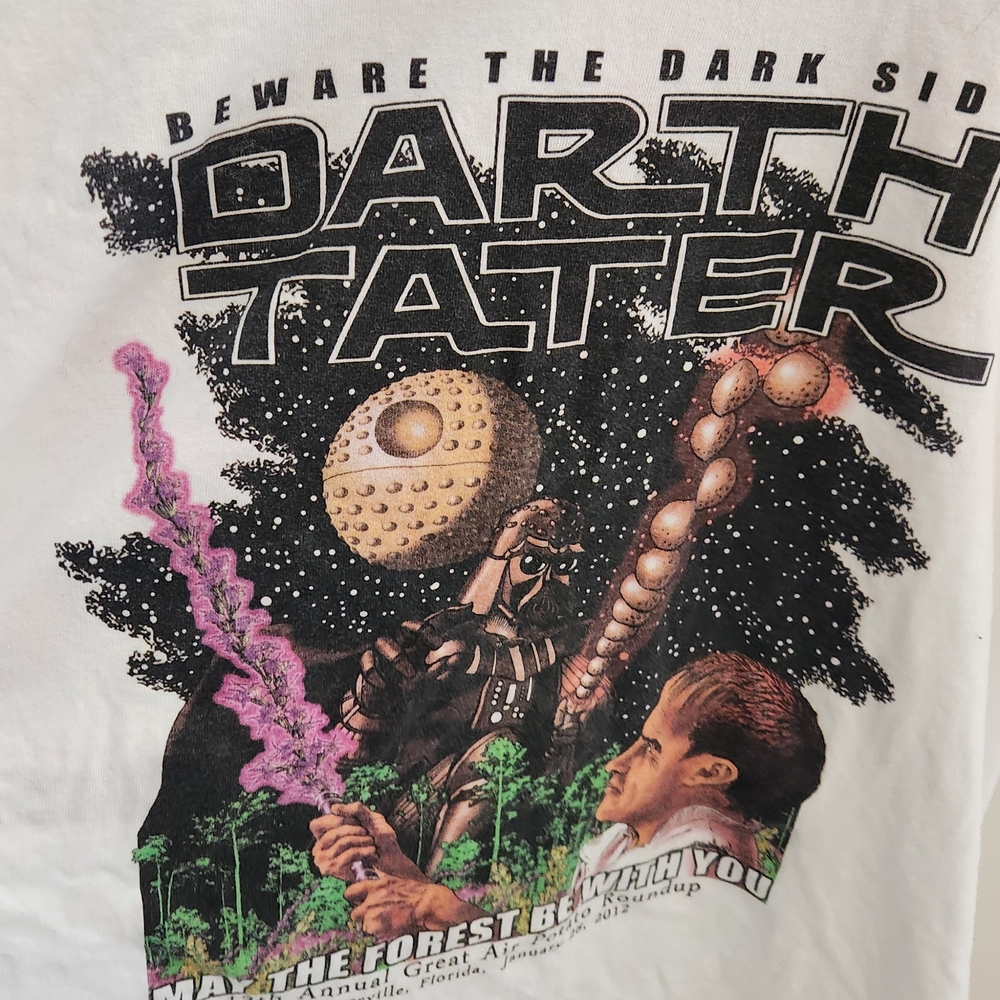 Darth Tater Graphic T shirt Star Wars Potato Joke Shirt Gainseville Florida
